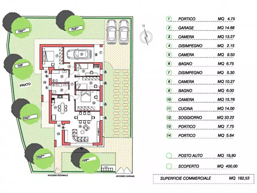 Immagine 8 di Villa in vendita  in Via J. della Quercia a Padova