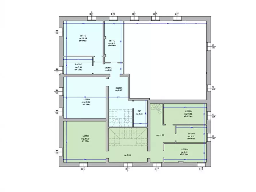 Immagine 22 di Casa trifamiliare in vendita  in Via Brandoli Centro a San Prospero