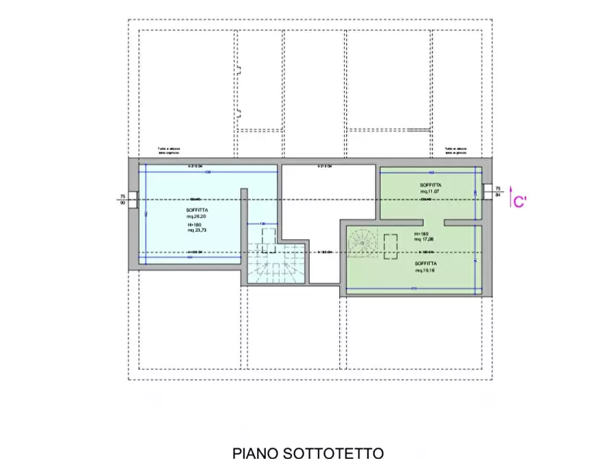 Immagine 23 di Casa trifamiliare in vendita  in Via Brandoli Centro a San Prospero