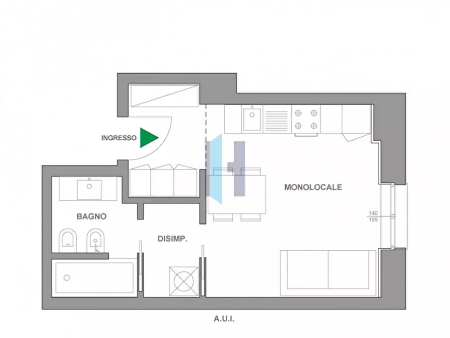 Immagine 13 di Appartamento in vendita  in Via dei Caniana a Bergamo