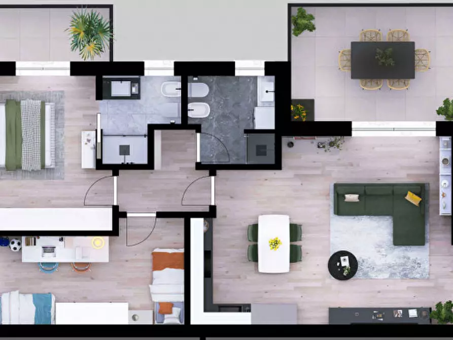 Immagine 22 di Appartamento in vendita  a Montichiari