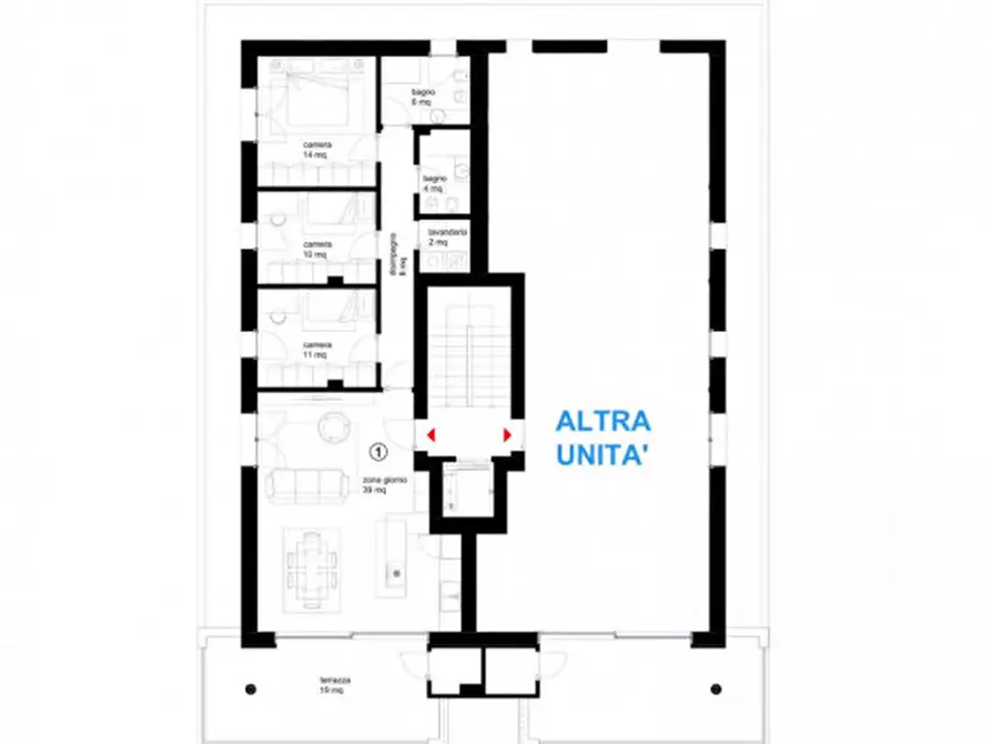 Immagine 14 di Appartamento in vendita  in Via Giovanni Battista Verci a Treviso