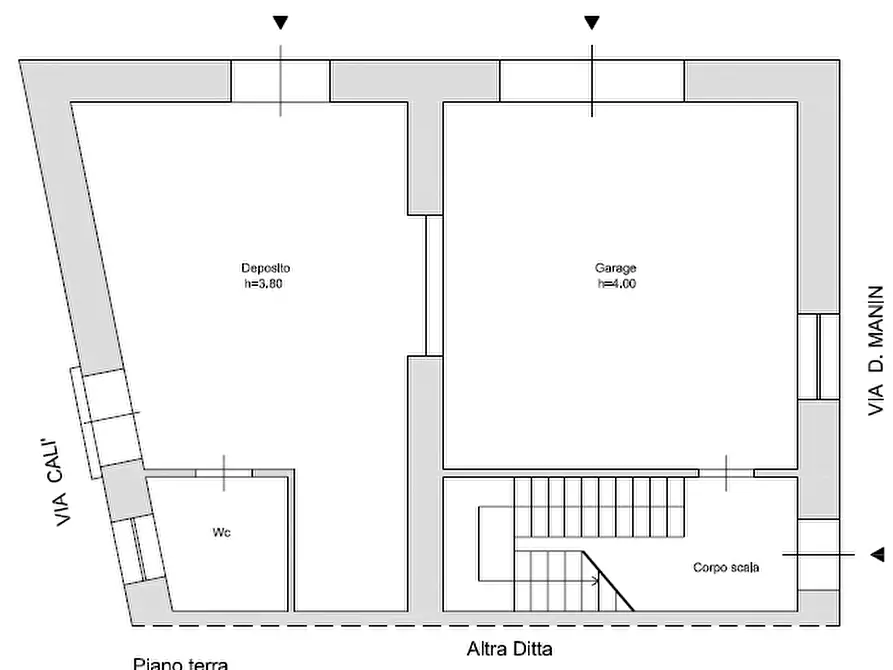 Immagine 22 di Palazzo in vendita  in via Campanella, Via Cali, Via Daniel Manin 19/21 a Lentini