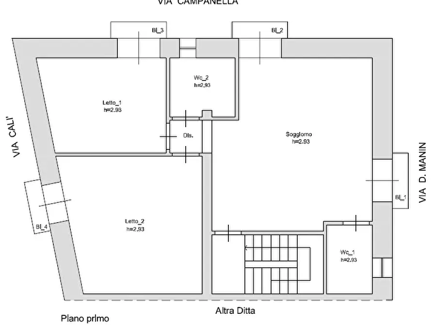 Immagine 23 di Palazzo in vendita  in via Campanella, Via Cali, Via Daniel Manin 19/21 a Lentini