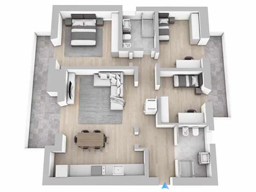 Immagine 22 di Appartamento in vendita  in Via Giordano Bruno a Dro