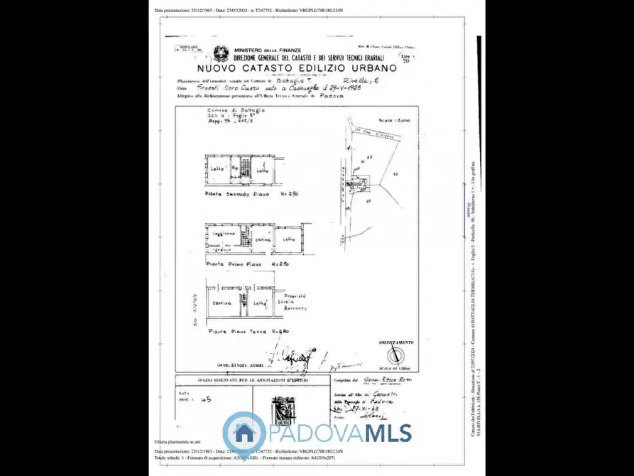 Immagine 5 di Villetta a schiera in vendita  in Via Rivella, 158 a Battaglia Terme
