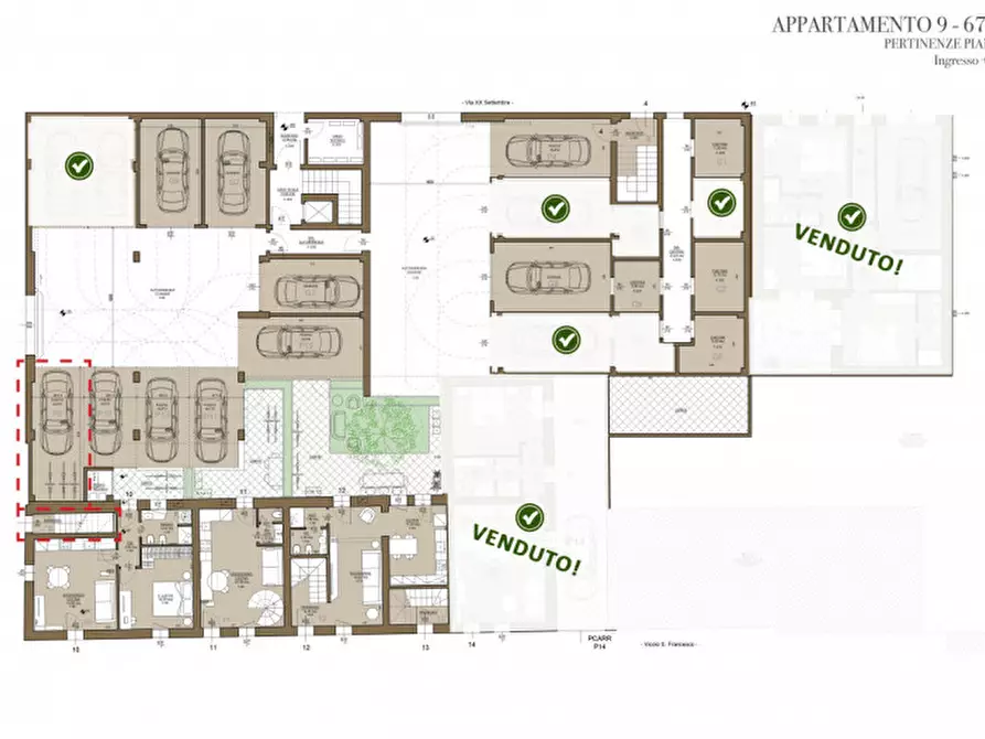 Immagine 11 di Appartamento in vendita  in Via XX Settembre, 16 a Cervia