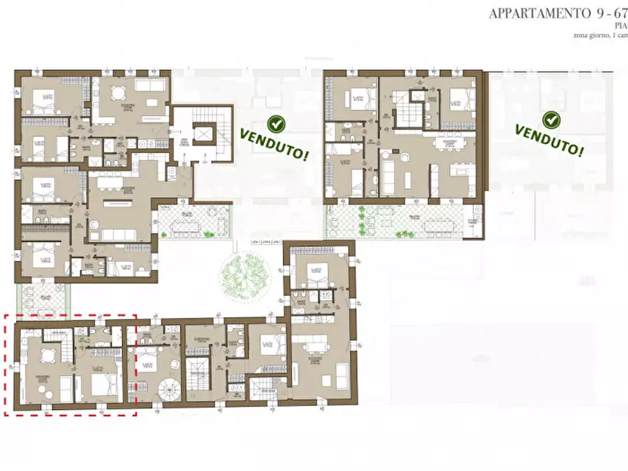 Immagine 12 di Appartamento in vendita  in Via XX Settembre, 16 a Cervia