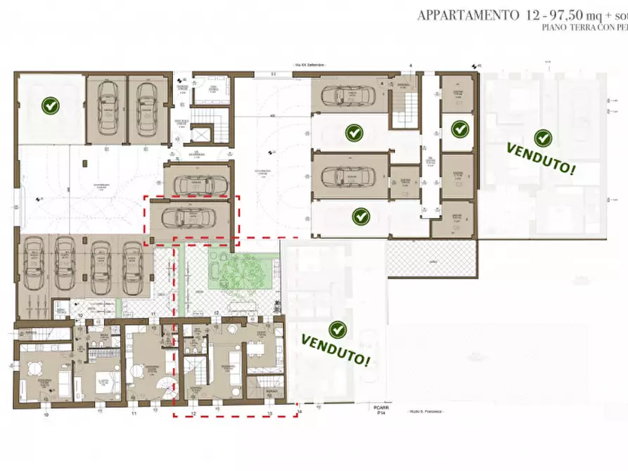 Immagine 18 di Appartamento in vendita  in Via XX Settembre, 16 a Cervia