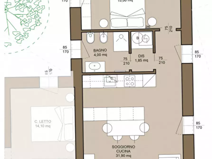 Immagine 21 di Appartamento in vendita  in Via XX Settembre, 16 a Cervia