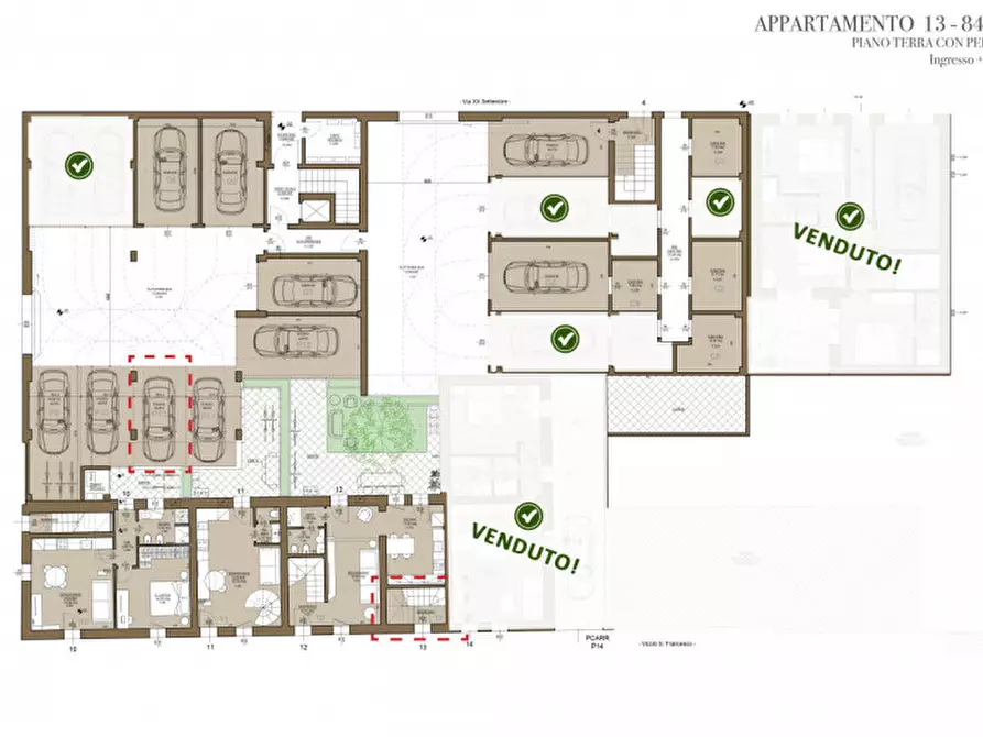 Immagine 22 di Appartamento in vendita  in Via XX Settembre, 16 a Cervia