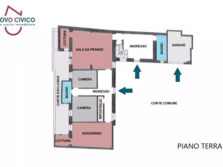 Immagine 2 di Villetta a schiera in vendita  in Via Unità d'Italia 225 a Verona