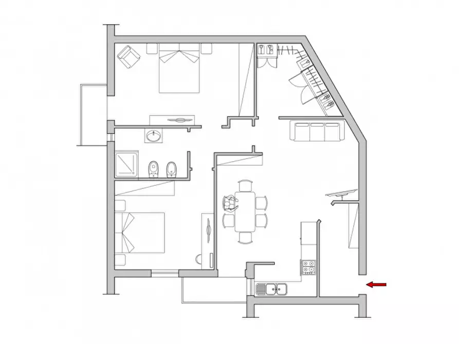 Immagine 28 di Appartamento in vendita  in Via XX Settembre 77 a Verona