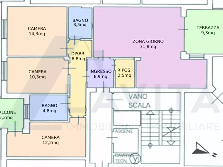 Immagine 35 di Appartamento in vendita  in Via Don Narciso Sordo - Don-Narciso-Sordo-Straße a Bolzano