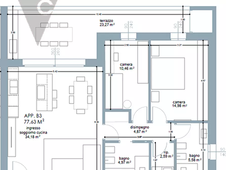 Immagine 14 di Appartamento in vendita  a Vigonza