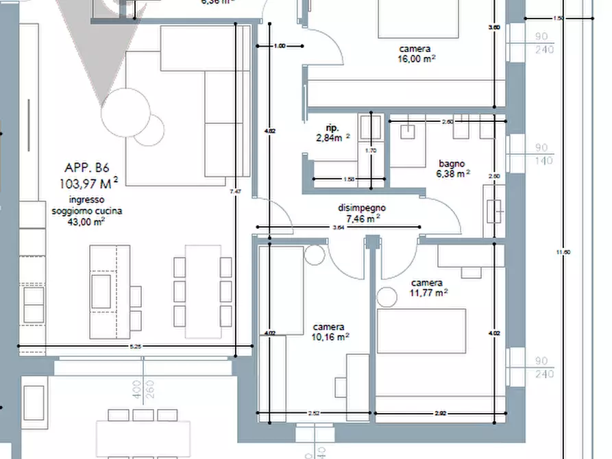 Immagine 15 di Appartamento in vendita  a Vigonza