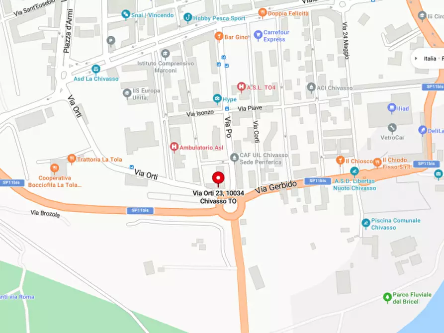 Immagine 6 di Appartamento in vendita  in via Orti,23 a Chivasso