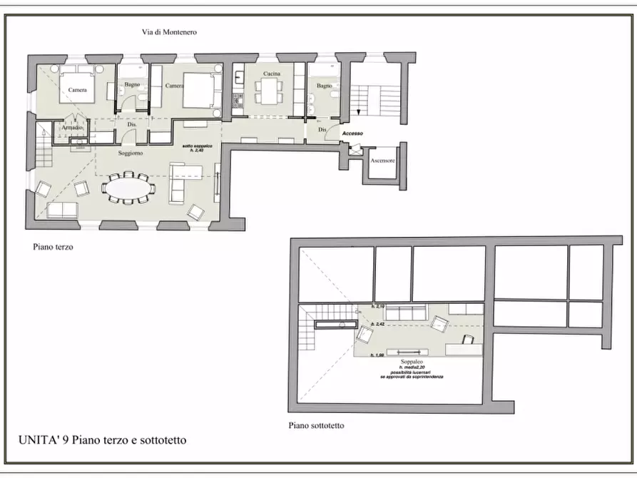 Immagine 11 di Appartamento in vendita  in VIA DI MONTENERO a Livorno