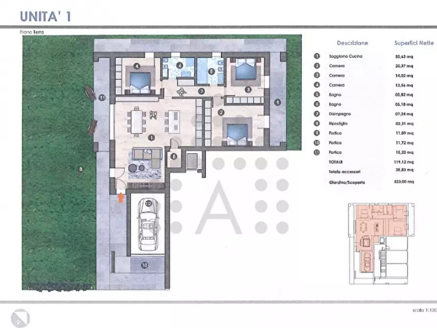 Immagine 12 di Appartamento in vendita  a Montegrotto Terme