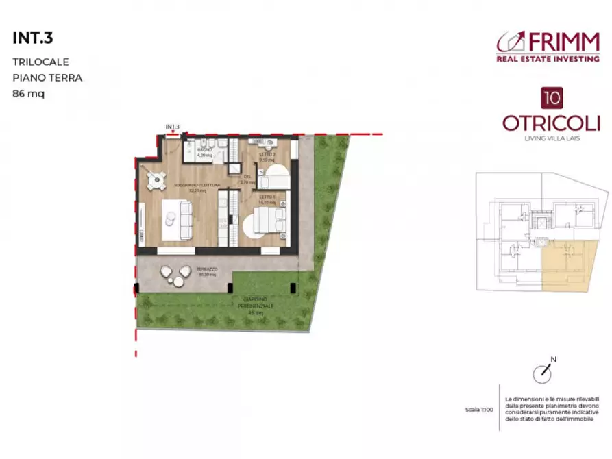 Immagine 9 di Appartamento in vendita  in Via Otricoli a Roma