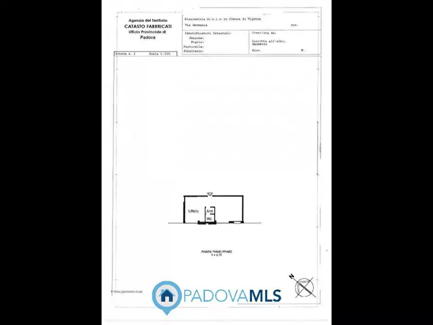 Immagine 10 di Ufficio in vendita  in Via Germania a Vigonza