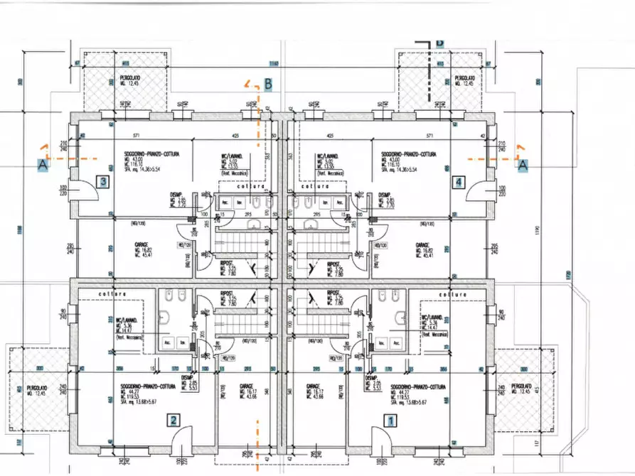 Immagine 7 di Casa quadrifamiliare in vendita  in Via Roma a Rubano