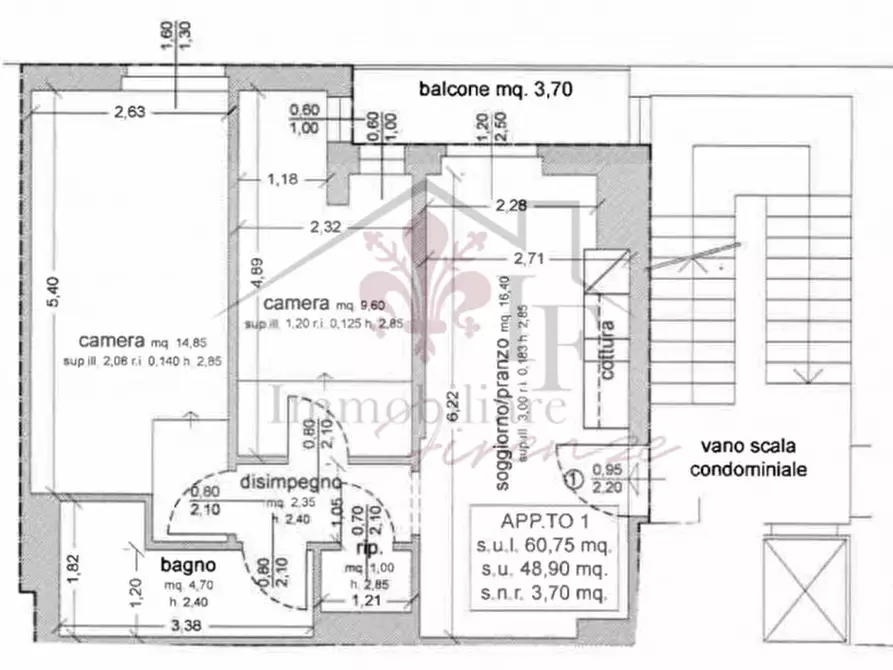 Immagine 14 di Appartamento in vendita  a Firenze
