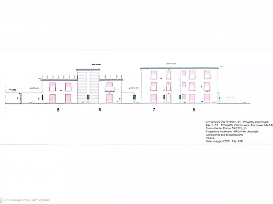 Immagine 13 di Villetta a schiera in vendita  in Via Mazzè a Chivasso