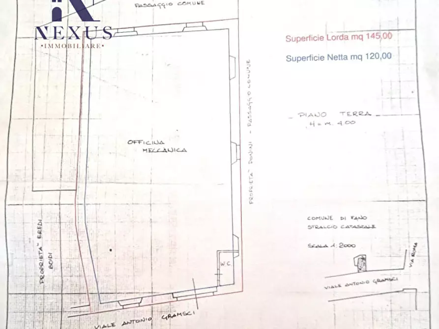 Immagine 9 di Laboratorio in vendita  in Via Montevecchio 2 a Fano