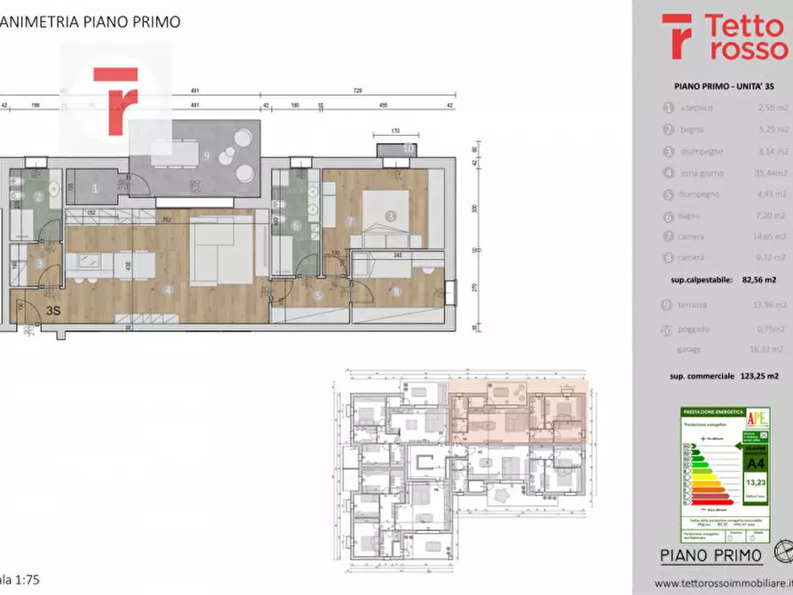 Immagine 9 di Appartamento in vendita  a Legnaro