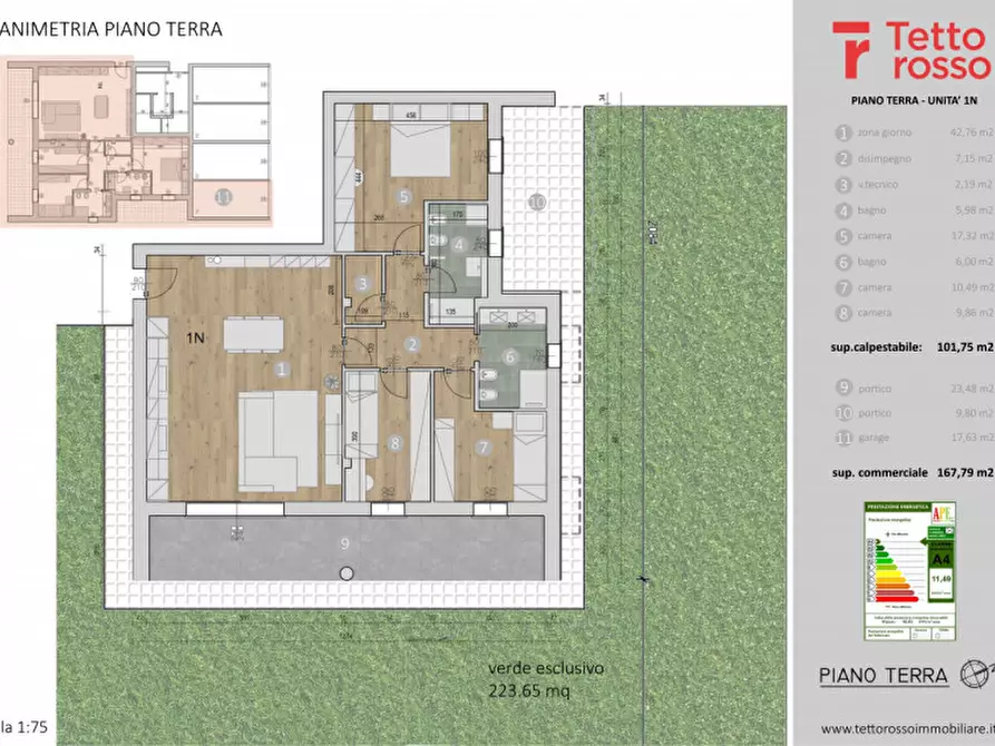 Immagine 8 di Appartamento in vendita  a Legnaro