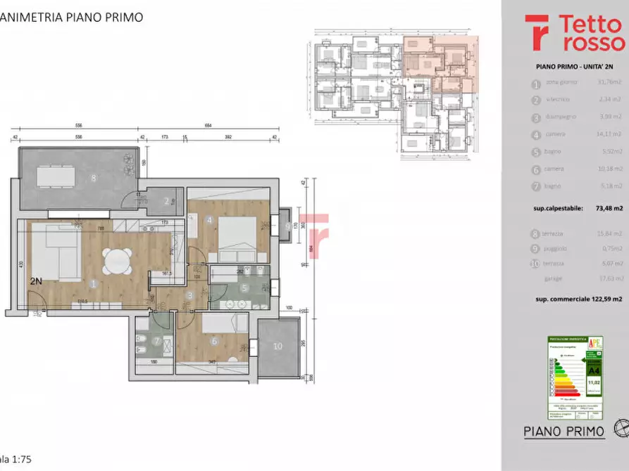 Immagine 14 di Appartamento in vendita  in Via 2 Giugno a Polverara