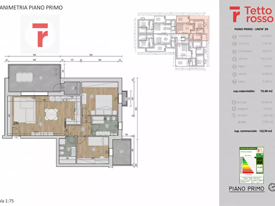 Immagine 15 di Appartamento in vendita  in Via 2 Giugno a Polverara