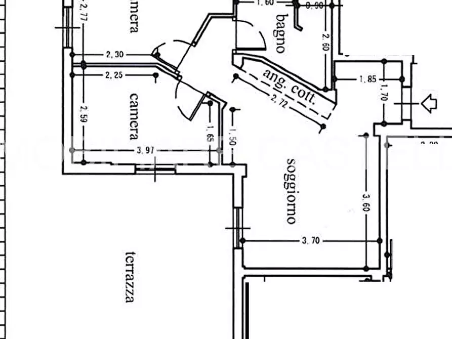 Immagine 22 di Appartamento in vendita  a Castellaro
