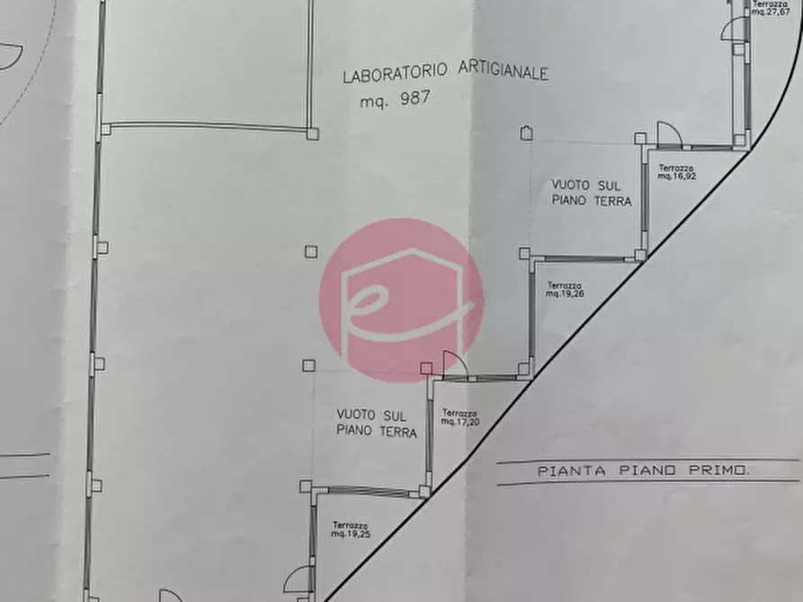 Immagine 12 di Capannone industriale in vendita  in Via Santarcangiolese a Poggio Torriana