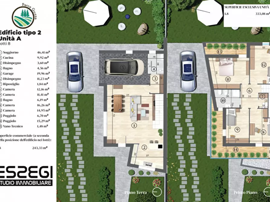 Immagine 13 di Casa bifamiliare in vendita  a Padova