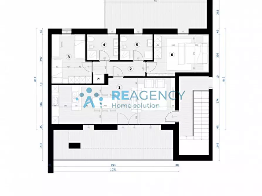 Immagine 6 di Appartamento in vendita  in Via Fornace a Bressanvido