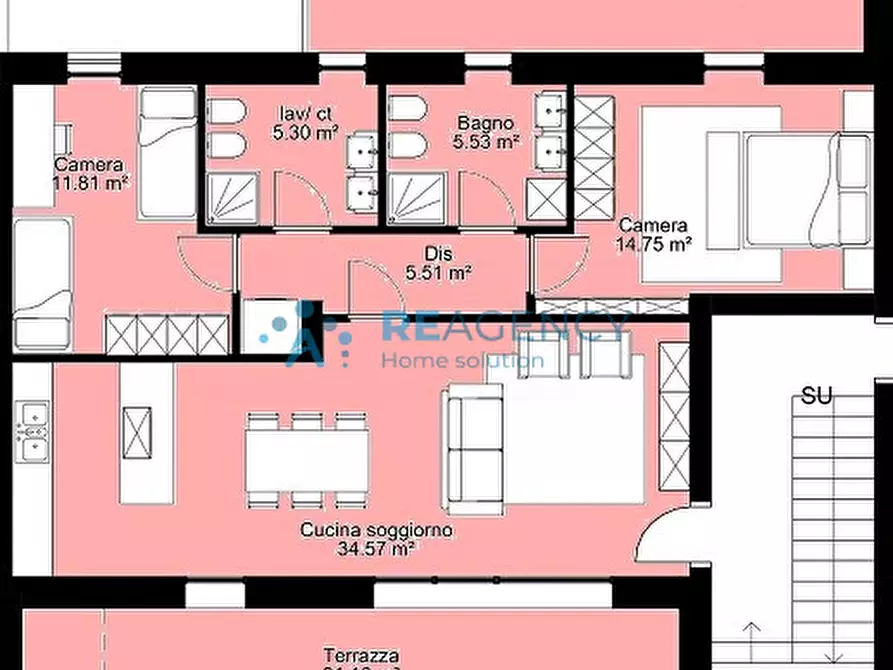 Immagine 6 di Appartamento in vendita  in Via Fornace a Bressanvido
