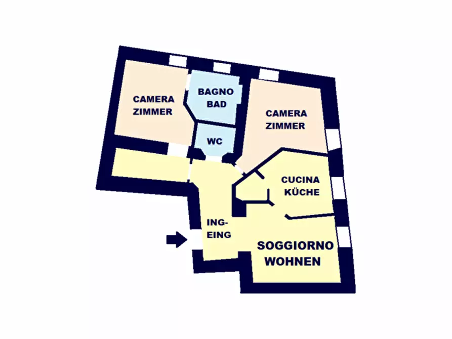 Immagine 14 di Appartamento in affitto  in Piazza della Vittoria - Siegesplatz a Bolzano