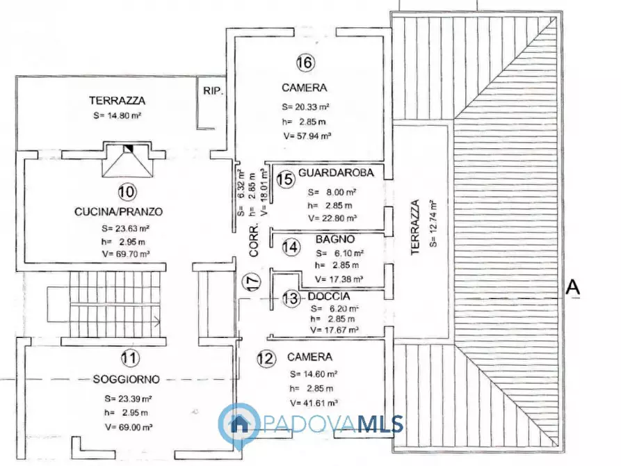Immagine 24 di Casa indipendente in vendita  in VIA SAN GIORGIO 12 a Albignasego
