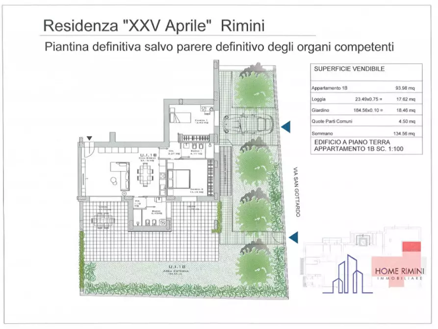 Immagine 11 di Appartamento in vendita  a Rimini