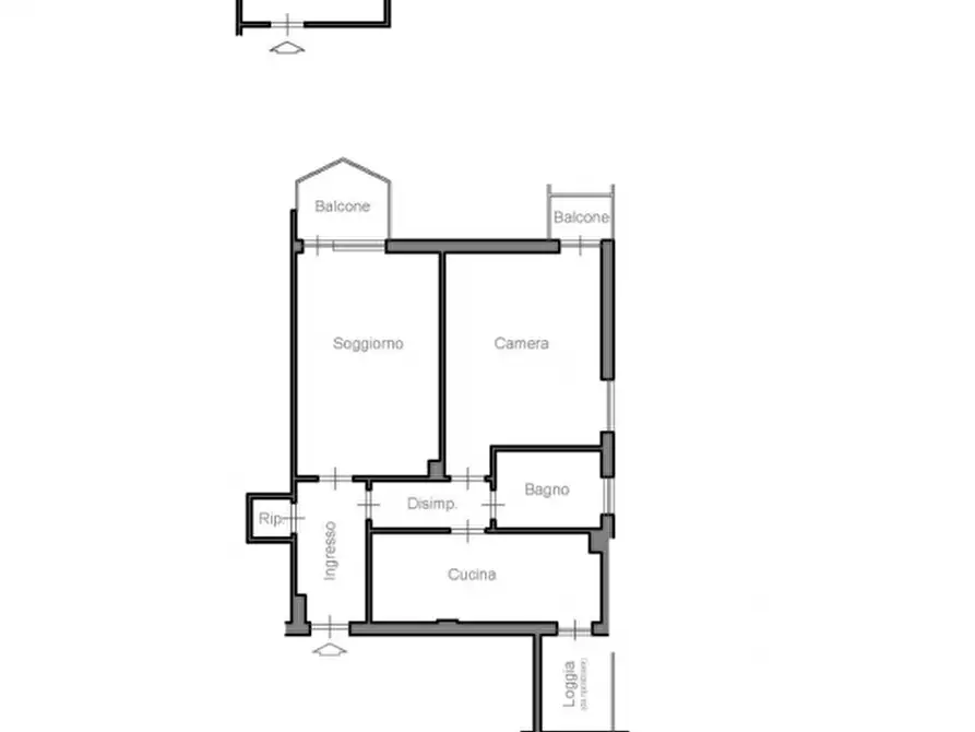 Immagine 6 di Appartamento in vendita  in Via Luchino Dal Verme a Roma