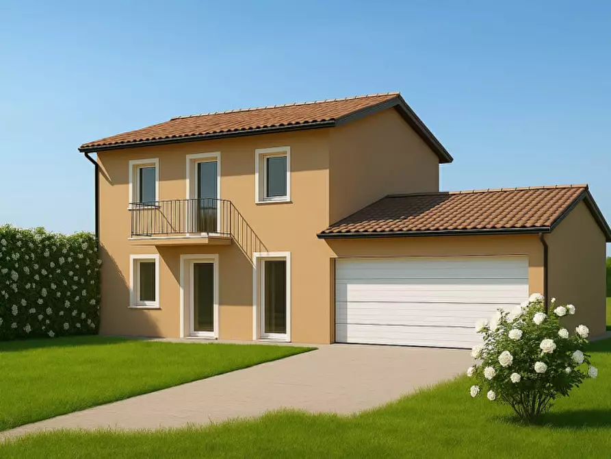 Immagine 1 di Casa bifamiliare in vendita  in Via Cuoro a Solesino