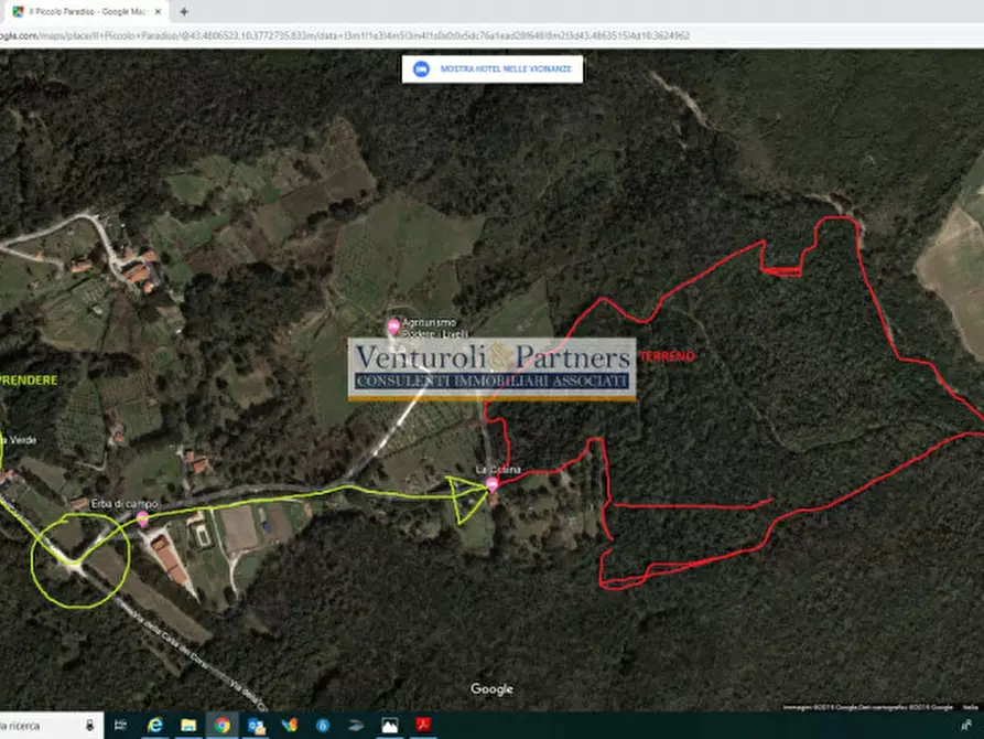 Immagine 1 di Terreno in vendita  in Via delle Vignacce a Livorno