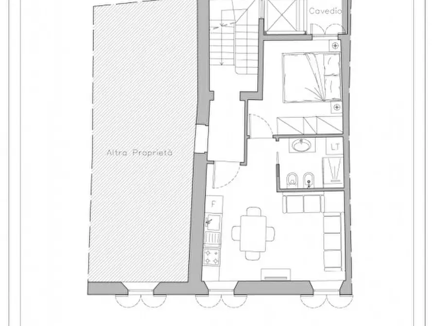 Immagine 4 di Appartamento in vendita  in Borgo Serena, 4 a Parma