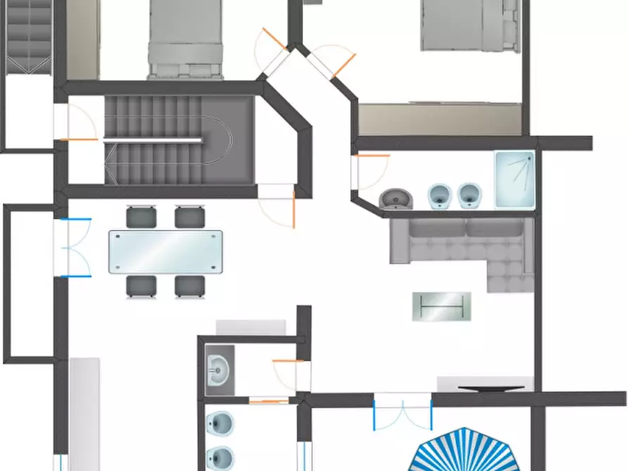 Immagine 45 di Appartamento in vendita  in Via Larga a Castel Guelfo Di Bologna