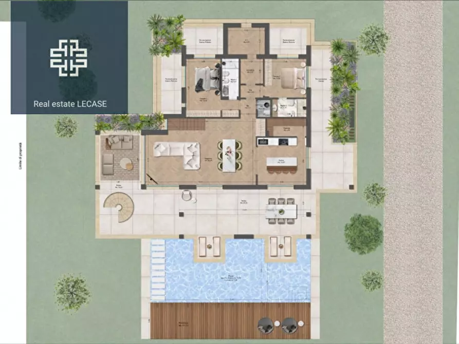 Immagine 5 di Villa in vendita  in Via Fratelli Cervi a Forte Dei Marmi