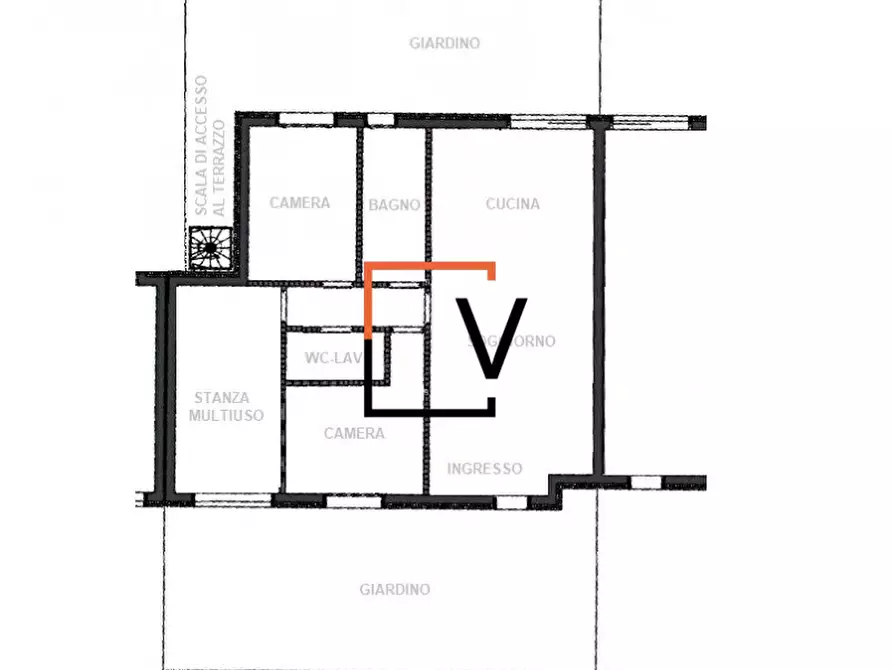 Immagine 12 di Villetta a schiera in vendita  in Via Everardo 45 a Roncade