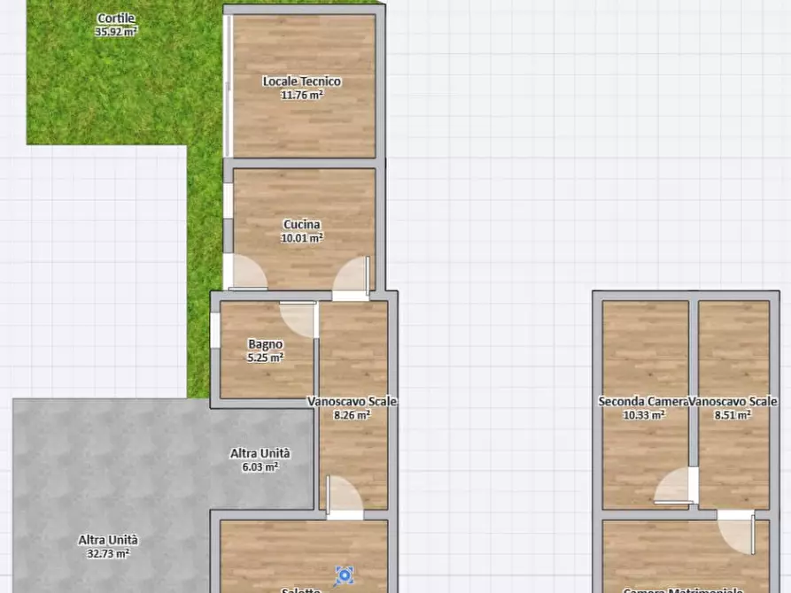 Immagine 14 di Villetta a schiera in vendita  a Padova