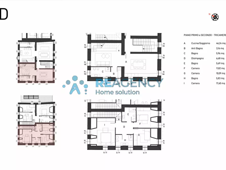 Immagine 6 di Appartamento in vendita  in Via Pieve a Montecchio Maggiore